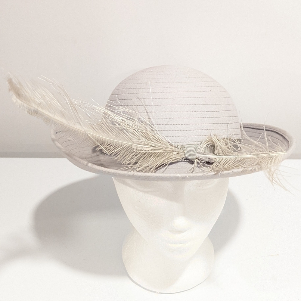 Vintage Wilstaff grey bowler hat